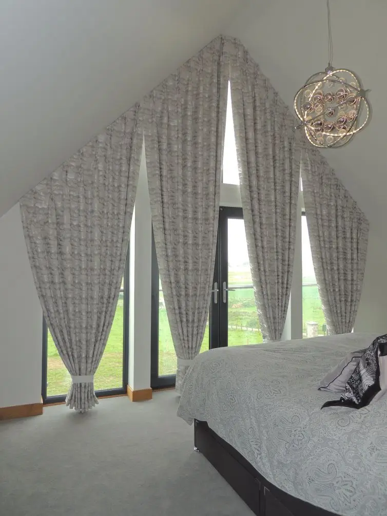 Bespoke Curtains for Apex Window – Sarah O’Reilly